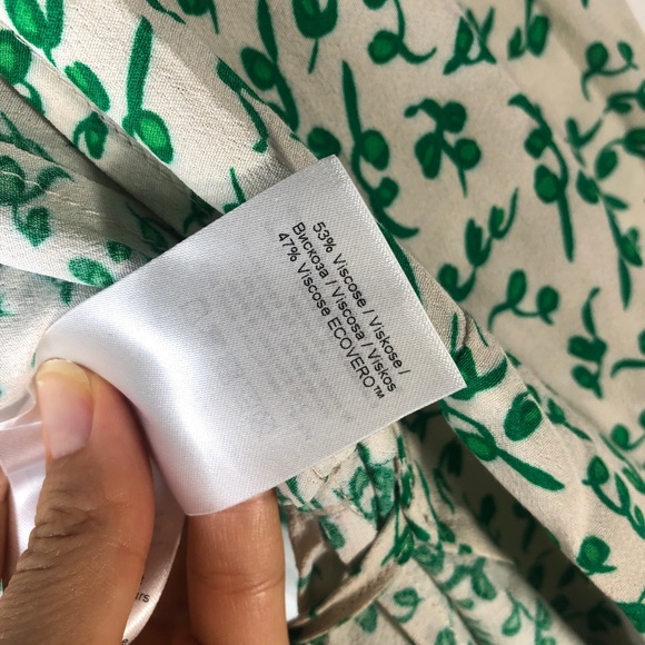 NWT Ganni Floral Wrap Blouse - Picture 5 of 6